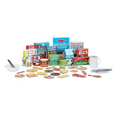 Melissa & Doug 31660 Deluxe Kitchen Collection Cooking & Play Food Set 52 Pieces • $20