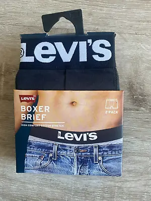 BNWT Mens Levi XXL Boxer Shorts / Trunks / Brief 40  Pack Levi's Black • £14.99