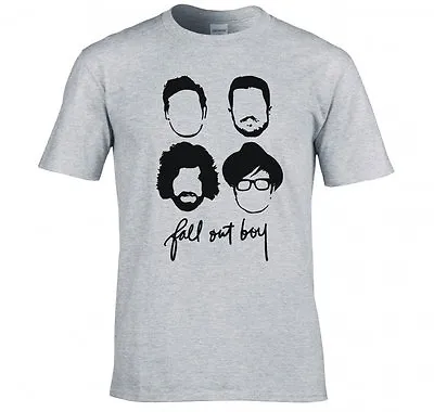 Fall Out Boy  Silhouette Faces  T Shirt New • £12.99