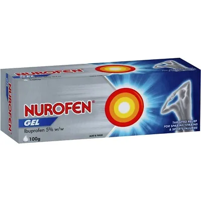 $22.95 • Buy Nurofen Pain And Inflammation Relief Gel 5% Ibuprofen 100g