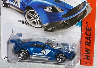 2015 HOT WHEELS Aston Martin Vantage GT3 Dark Blue Col. #149/250 K Case • $2.99