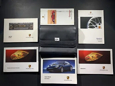 2002 Porsche 996 911 Carrera C2 C4 Owners Manuals Operators Books Pouch Set U166 • $249.95