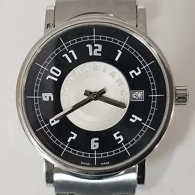 MONTBLANC  Summit  7045 38mm Quartz Stainless Steel Wristwatch 7045 Pl360051 • $510.30