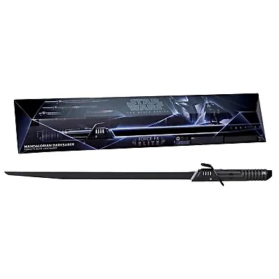 Star Wars The Black Series Mandalorian Darksaber Force FX Elite Lightsaber • $360