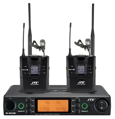 CH38 Dual Channel UHF Wireless Bodypack System - RU-8012DB+RU-G3TB+CM-501 CH38 • £755.09