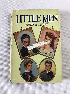 Little Men Louisa May Alcott Vintage Historical Fiction Classic Literature Book • £6