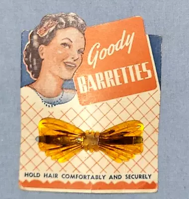 Vintage Goody Barrettes Plastic Barrette MOC NOS 1950's • $4.99