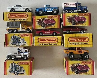 MATCHBOX 1980’s SUPERFAST  Lot Of 8 • $150