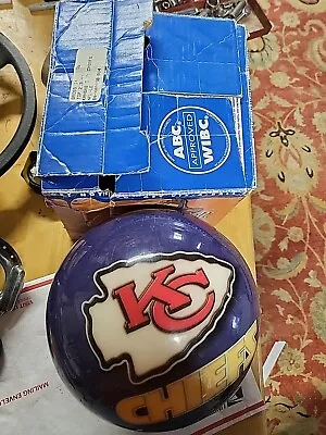 Viz-a-Ball KANSAS CITY CHIEFS 14LB MILLER LITE BOWLING BALL • $25