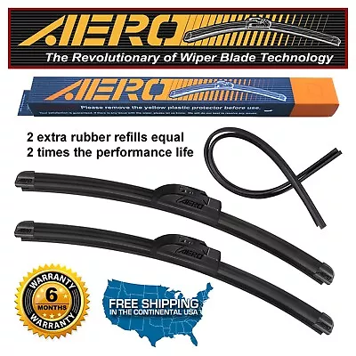 AERO Voyager 18 +18  Premium All-Season Windshield Wiper Blades + Extra Refills • $17.98