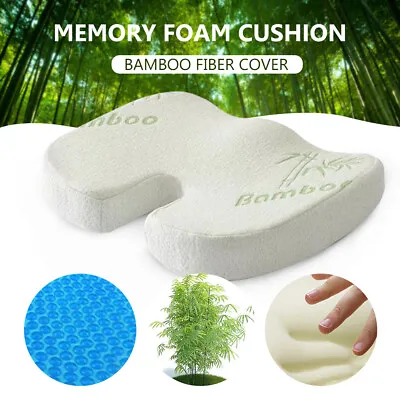 $26.66 • Buy Memory Foam Gel Cushion Coccyx Seat Pillow Office Chair Car Seat Stress Relief