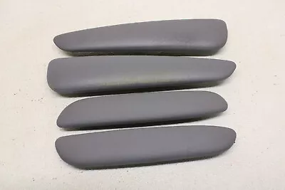 BMW E46 M3 Coupe Nappa Gray Leather Door Armrests Arm Rest Pads Oem 2001-2006 • $99.99