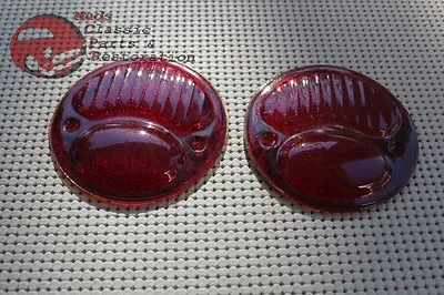 Model A Hot Rod Motorcycle Bobber Harley Custom Brake Tail Light Lamp Lenses • $25.97