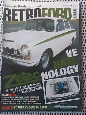 £6.99 • Buy Retro Ford Magazine Classic Modified - Feb 2008 - Cortina, Anglia, Escort