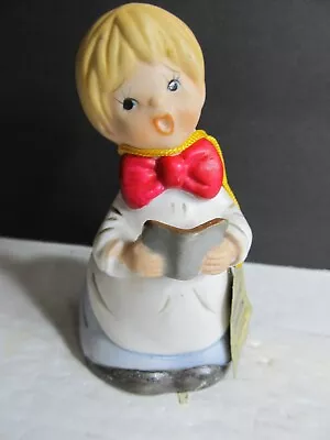 Jasco Merri Bells Altar Boy Choir Bisque Porcelain Vintage 1978 B4 • $5.54