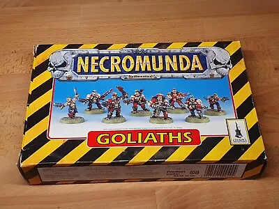 GW 1995 Necromunda Classic Edition Goliaths Gang Metal With Box • £125