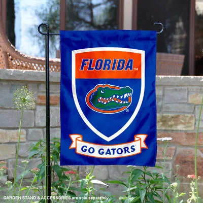 Florida UF Gators Crest Shield Garden Flag And Yard Banner • $16.95