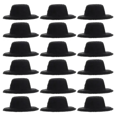 20 Pcs Mini Felt Top Doll Hats For Crafts Top Hats Crafts Dress Up Accessories • $9.21