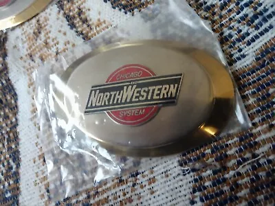 $12.99 • Buy Vintage Chicago And Northwestern System Railroad Belt Buckle Beautiful Nos