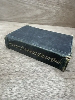 1889 Vintage Ropers Engineer's Handy Book Leather Steam Engine W/ Illistrations • $40