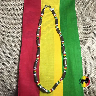 $14.99 • Buy Reggae Rasta Choker Necklace Roots Necklace Africa Selassie Rasta  Jamaica 18 