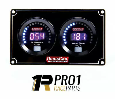 Quickcar QRP67-2001 Gauge Panel Kit Digital Oil Pressure / Water Temperature  • $629