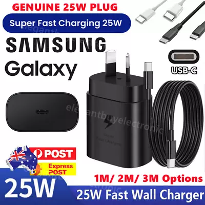 25W Type USB-C Fast Wall Charger 2M Cable Cord For Samsung Galaxy Z Fold4/Flip4 • $8.99