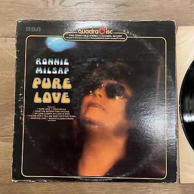 Ronnie Milsap Pure Love LP Released 1974 RCA QUAD QUADRADISC VINYL RECORD • $39.95