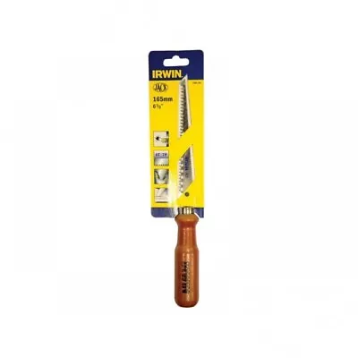 Irwin T106-150 Plasterboard Saw Jab Saw 165mm 6T / 7P - Wooden Handle • £5.99