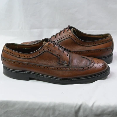 $119.99 • Buy Vtg Florsheim Imperial 8.5 D V Cleat Oxford Kenmoor Brown Wingtip 93602