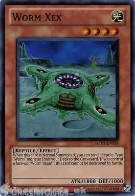 HA03-EN054 Worm Xex Super Rare UNL Edition Mint YuGiOh Card • £0.99