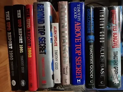 Timothy Good UFO Alien Extraterrestrial Books Job Lot X-Com • £35