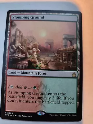 Magic The Gathering 1X STOMPING GROUND (RVR) • $11