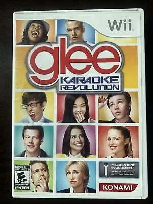 Karaoke Revolution: Glee (Nintendo Wii) Manual Included No Microphone • $4