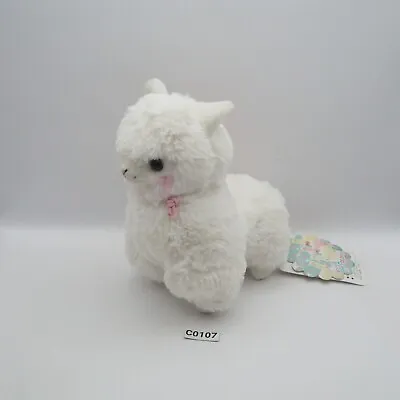 Alpaca Alpacasso C0107 White Amuse Plush 6  TAG Stuffed Toy Doll Japan • $12.67