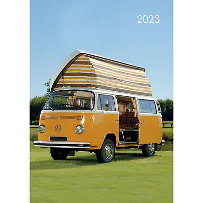 $16.95 • Buy Camper Vans - 2023 A5 Padded Cover Diary Premium Planner Book Xmas New Year Gift