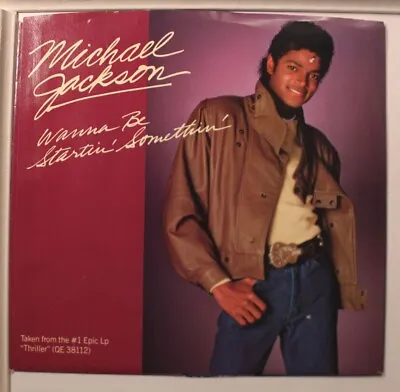 Picture Sleeve 45 Michael Jackson - Wanna Be Startin' Somethin' (Instrumental) / • $5.99