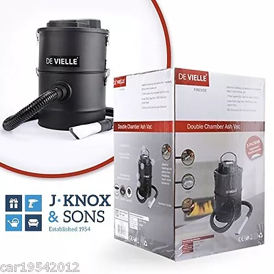 £95.95 • Buy Ash Vacuum Hoover Cleaner Fire Wood Stove 25L 1200W Fireplace De Vielle Vac