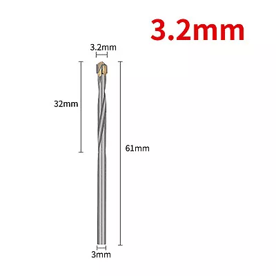 £8.82 • Buy TCT Drill Bits Tungsten Carbide Tip Twist Drills For Stainless Steel Iron Metal