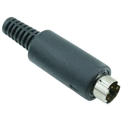 5 X 7-Pin Mini DIN Plug Connector • £7.19