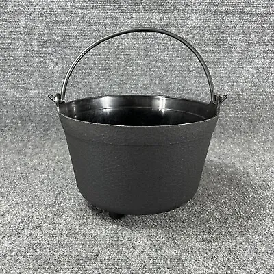 Vintage Cauldron Candy Bucket Witch Pot General Foam Plastics Kettle Planter USA • $9.97