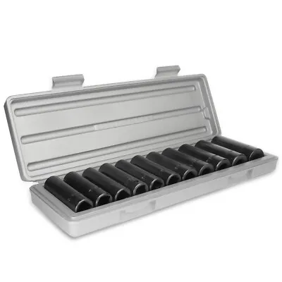 XtremepowerUS 12 PC 1/2  Drive Air Impact Deep Socket Set SAE 1/2  DR Impact • $25.95