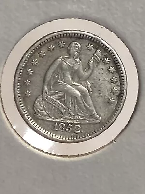 1852 Seated Liberty Half Dime • $25.01