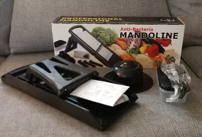 Anti Bacteria Professional Mandoline Slicing Julienne Interchangeable MIU FRANCE • $44.99