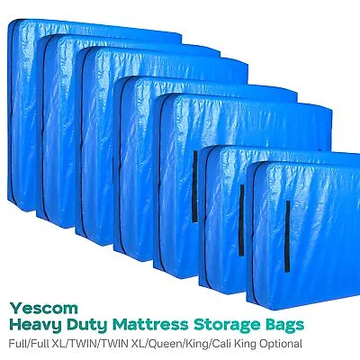 AplusChoice Mattress Bag Moving Storage Waterproof Heavy Duty 8 Handles Cover • $29.90