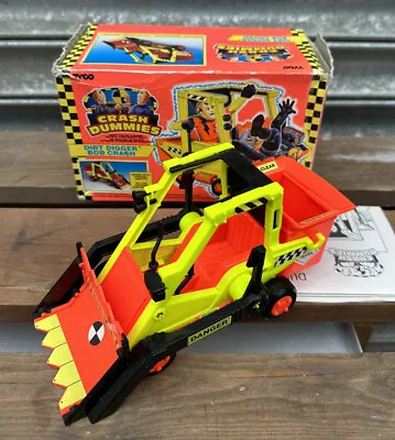 CRASH TEST DUMMIES DIRT DIGGER Bob Crash TOY Complete With Box TYCO 1992 • £30