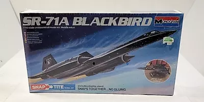 Monogram #1109 USAF SR-71A Blackbird Snap Tite Model Kit 1:110 Scale NEW SEALED • $18.89