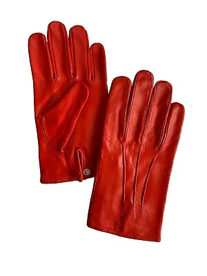 Men's Leather Driving Gloves Chauffeur Riding Motorcycle Biker Costume Dress  • $12.99