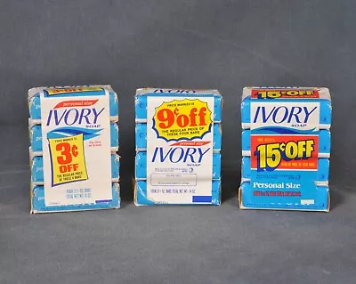 Vintage Ivory Bar Soap Personal Size 4 Pack - Lot Of 3 - 70s 80s • $35.95
