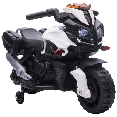 £41.99 • Buy HOMCOM Kids 6V Electric Motorcycle Ride-On Toy Battery 18 - 48 Months White
